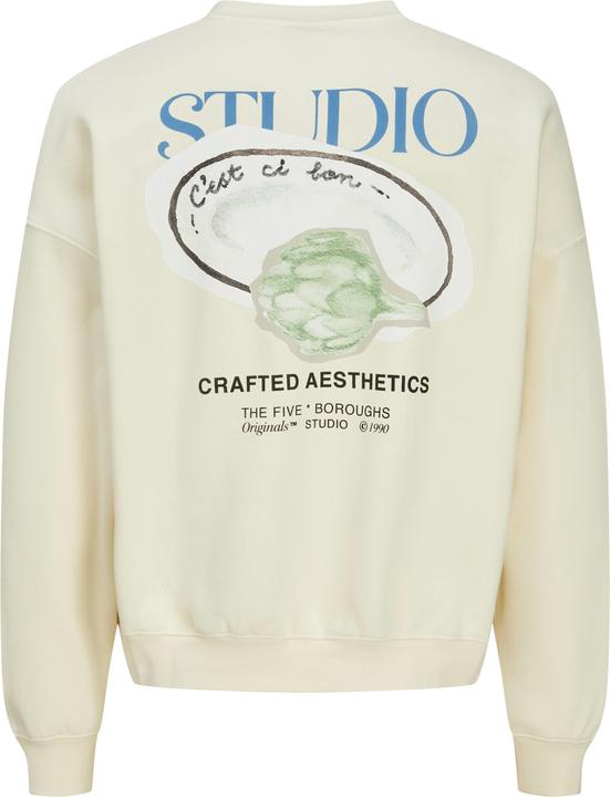 Actual product image Jack & Jones Jorbrooklyn Graphic Sweat Crew Neck Ln (S)