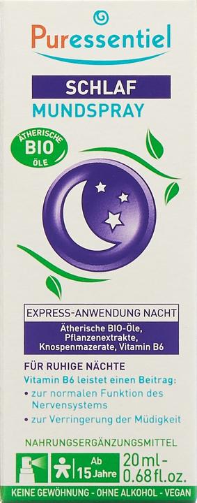 Actual product image Puressentiel Sleep Mouth Spray 20 ml (1 Piece, Spray, 68 g)