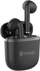 Produktbild Muvit Earbuds Bluetooth Pure Plastique Recycle Noir (18 h, Kabellos)