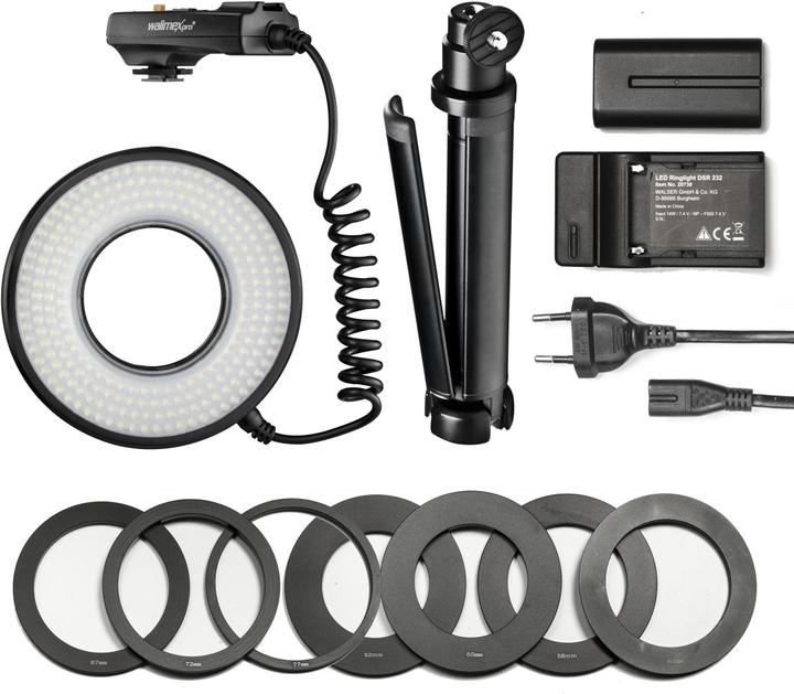 Image du produit Walimex pro Jeu de lumières macro LED Pro DSR 232 (éclairage annulaire)