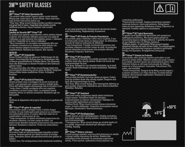 Valori nutrizionali e ingredienti 3M Occhiali di sicurezza Virtua AP-clear