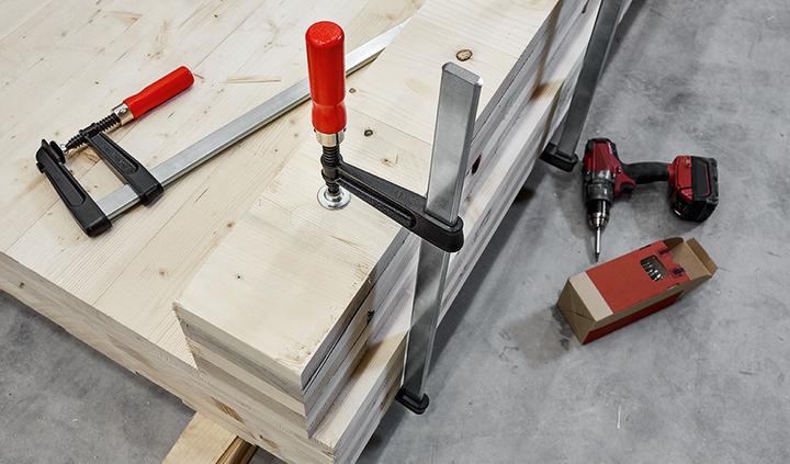 Actual product image Bessey Malleable cast iron screw jack TGK 2 (2500 mm)