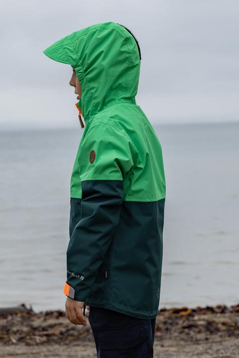 Actual product image Rukka Kids rain jacket Puck peacock (128)