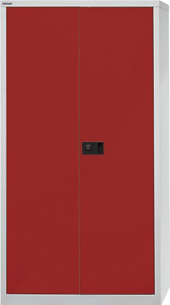 Light grey, Cardinal red