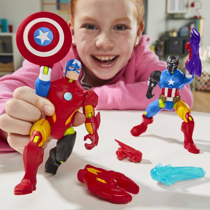 Actual product image Hasbro MixMashers Marvel Captain America Avengers Mix-And-Match