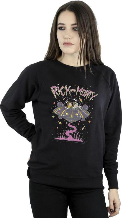 Produktbild Rick And Morty Pink Spaceship Sweatshirt (M)