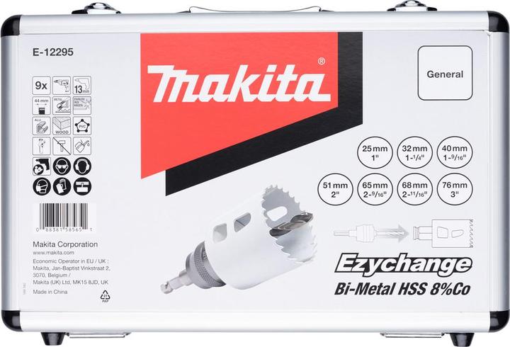 Produktbild Makita E-12295 EZYCHANGE-BIM-Set Universal (76 mm, 68 mm, 65 mm, 32 mm, 25 mm, 40 mm, 51 mm)