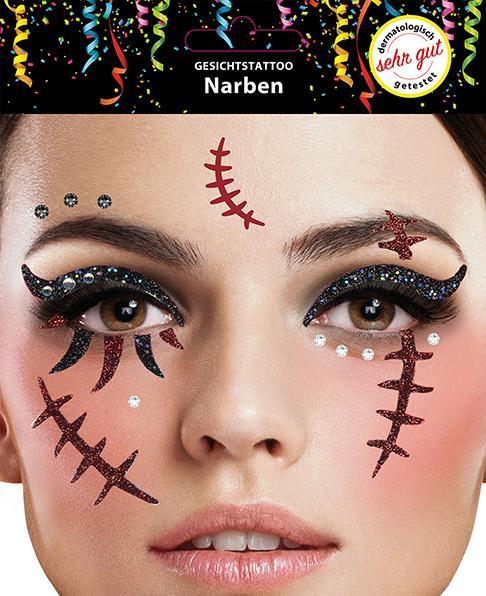Actual product image Sombo Tatouage du visage cicatrice