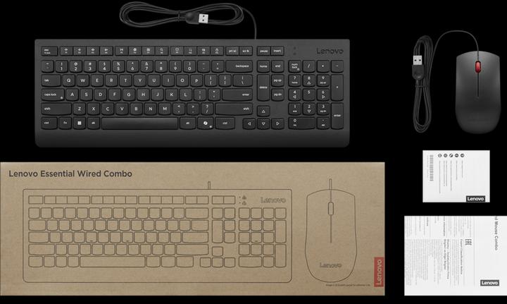 Produktbild Lenovo Essential Wired Combo (CH, Kabelgebunden)