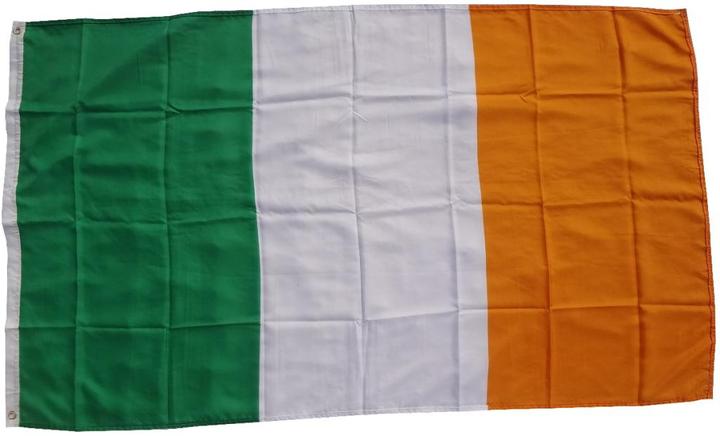 Actual product image trends4cents Flag Ireland 90 x 150 cm flag with 2 eyelets 100g/m² fabric weight hoistable flag