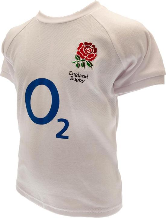 Produktbild England Rugby Baby Home Kit TShirt & Shorts Set (74)