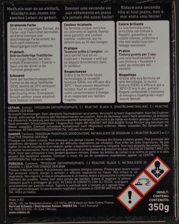 Produktbild Ideal / Eswacolor Alles in Einem (1 Waschgänge, Waschpulver)