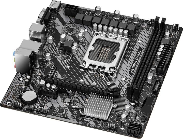 Image du produit AsRock H610M-HDV/M.2 R2.0 (LGA 1700, Intel H610, mATX)