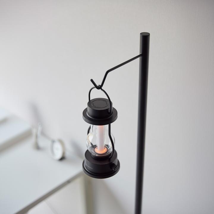 Actual product image Yamazaki TOWER height-adjustable lantern stand