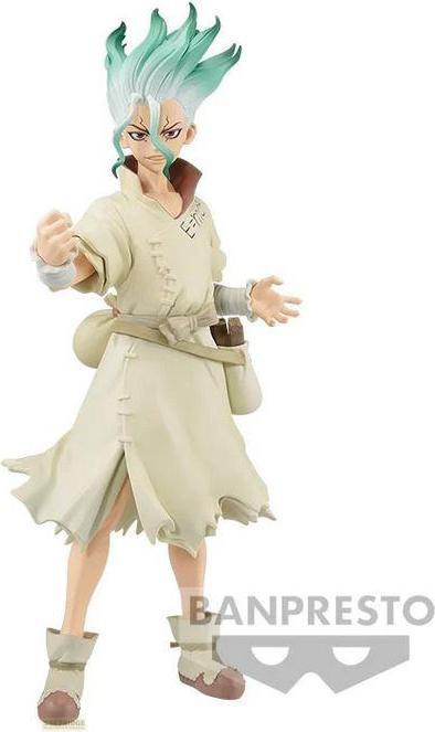 Image du produit Banpresto Dr Stone - Figure Stone World : Senku Ishigami (B) 18cm