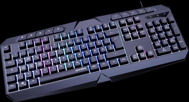 Image du produit Speedlink Clavier de jeu LUDICIUM RGB Rainbow, noir - disposition US (US, Filaire)