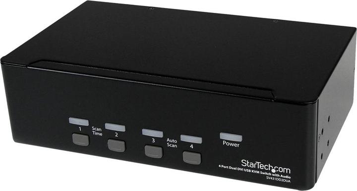 Produktbild StarTech .com 4 Port Dual DVI USB KVM Switch