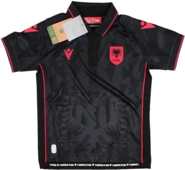 Image du produit Macron Albanie Enfants Troisième Maillot Euro (122, 128)