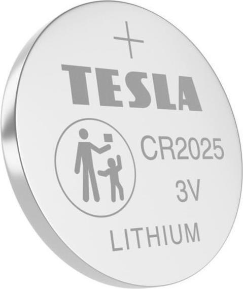 Produktbild Tesla CR 2025 5 Stück Knopfbatterien (5 Stk., CR2025, 165 mAh)