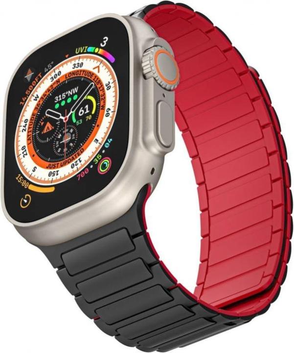 Image du produit Tech-Protect IconBand Magnetic Strap for Apple Watch 4 / 5 / 6 / 7 / 8 / 9 / SE / Ultra 1 / 2 (42/44) (silicone de haute qualité)