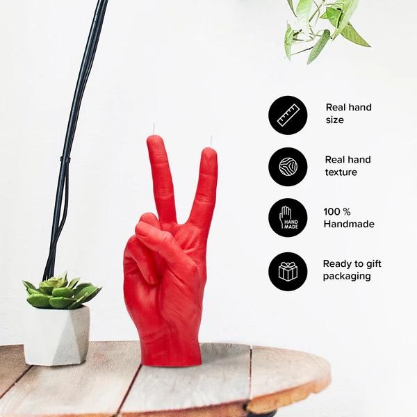Actual product image Candle Hand Victory (1 pcs.)