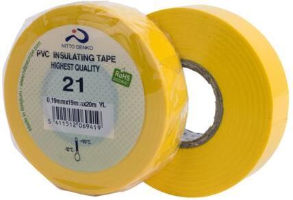 Nitto Nastro adesivo 21 Pvc 15Mmx10M Gul