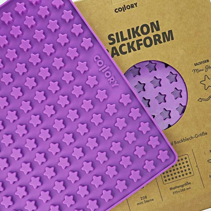 Produktbild Collory Backmatte für mini Hundeleckerlis Stern (40 x 28 cm)