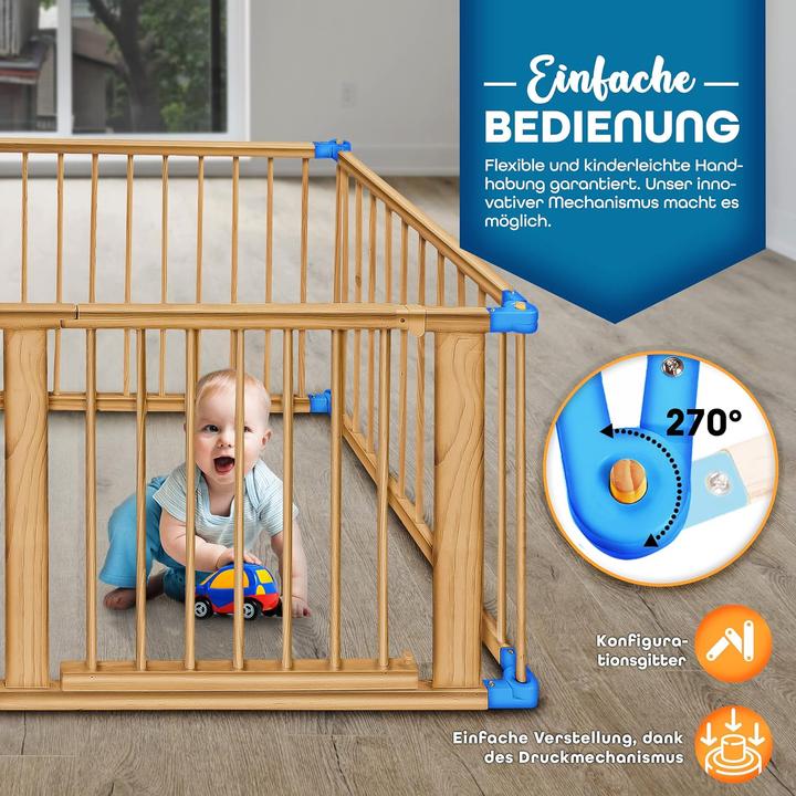Actual product image Kiduku Playpen (720 cm, Pine)