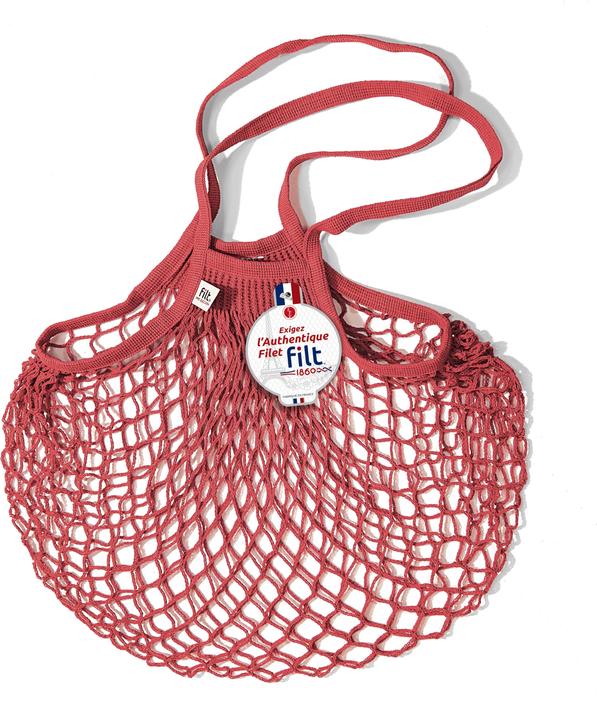 Image du produit Filt - Einkaufsnetz mit langem Griff ziegelfarbig