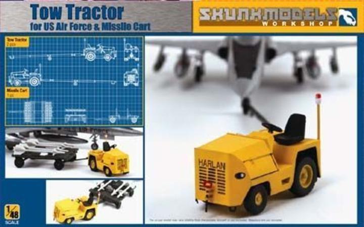 Skunkmodels Workshop Usaf Harlon Tow Tractor W/ Missile Trail