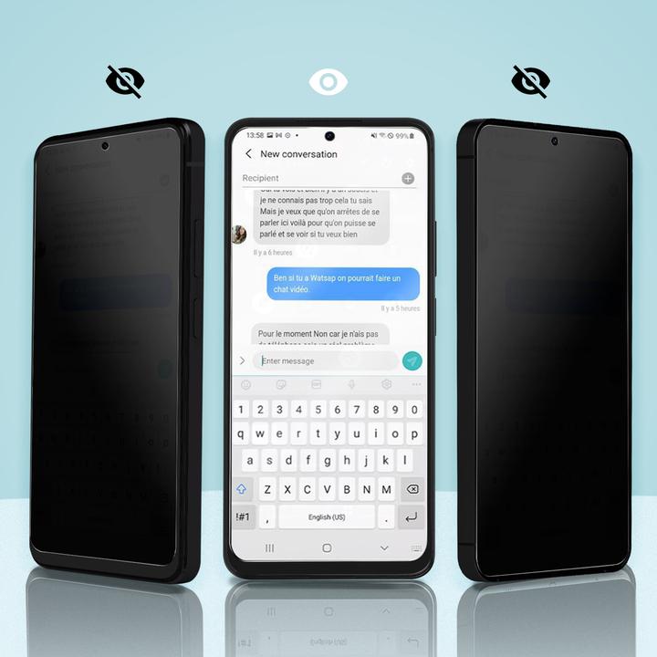Produktbild Avizar ClearGuard Privacy Folie (1 Stück, Samsung Galaxy S25)