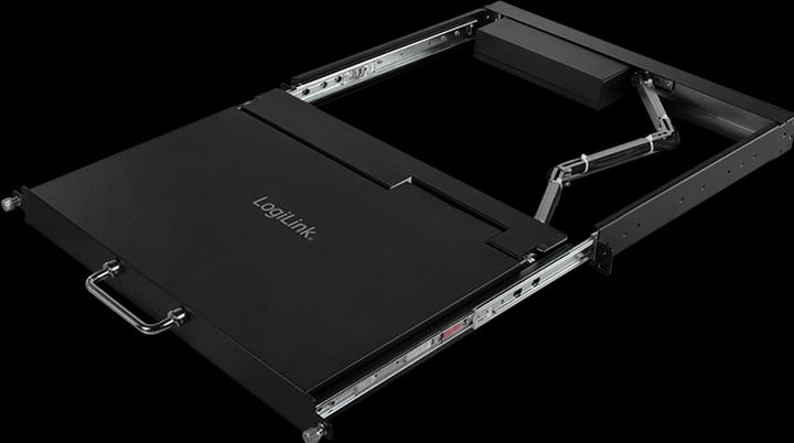 Actual product image LogiLink 17" LCD KVM console with KVM switch, 8 port, black