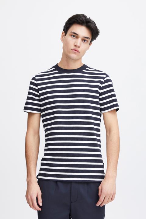 Actual product image Casual Friday CFThor structured striped tee 20505009 (M)