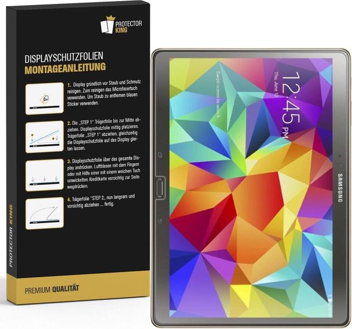 Produktbild Protectorking 4x Panzerfolie Anti-Shock matt entspiegelt (4 Stück, Galaxy Tab S 10.5)