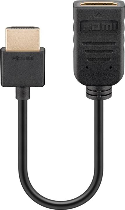 Actual product image clicktronic HDMI™ Flex Adapter, Black, 0.1 m (0.10 m, HDMI)