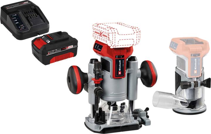 Einhell Cordless router TP-RO 18 Set Li BL Kit (1x 4.0 Ah)
