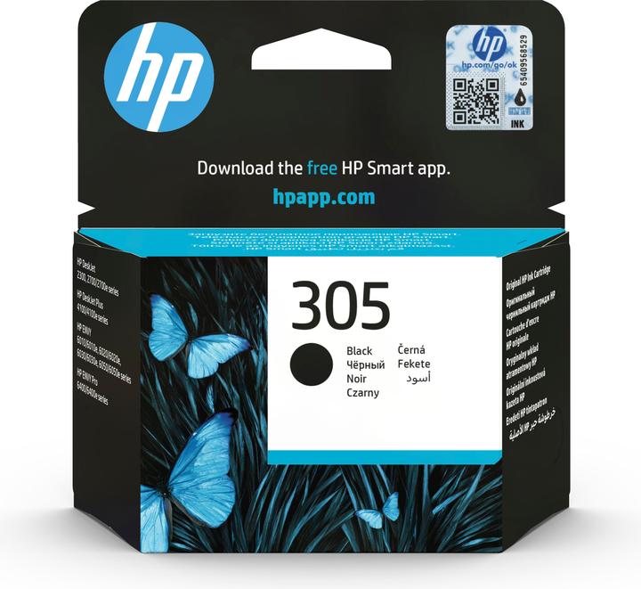 Produktbild HP 305 Black Original Ink (BK)