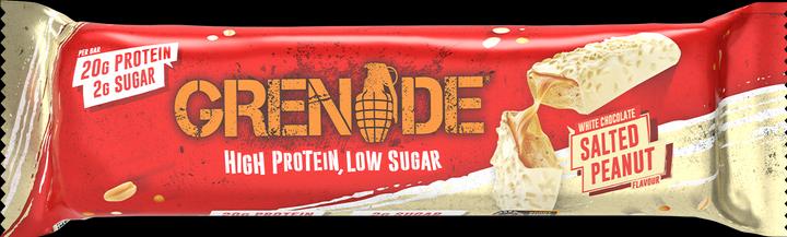 Produktbild Grenade Carb Killa White Chocolate Salted Peanut Proteinriegel (12x60g) (Weisse Schokolade, Erdnuss, 1 Stk., 800 g)