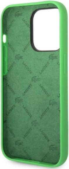 Actual product image Lacoste LCHCP14XSN iPhone 14 Pro Max 6.7" zielony/green hardcase Silicone (Apple iPhone 14 Pro Max)