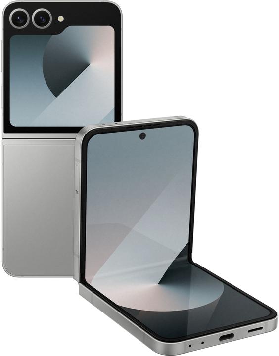 Produktbild Samsung Galaxy Z Flip6 Enterprise Edition (256 GB, Silver Shadow, 6.70", SIM + eSIM, 50 Mpx, 5G)