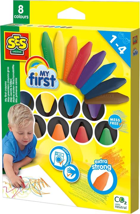 Actual product image Ses My first chalks (multicolour, 8 x)