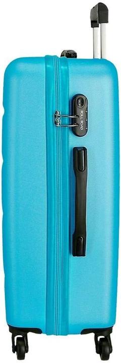 Immagine prodotto Roll Road Set di valigie blu (91 l, Bagaglio a mano (fino a 50 litri), M (50 - 90l), L (90 - 115l))