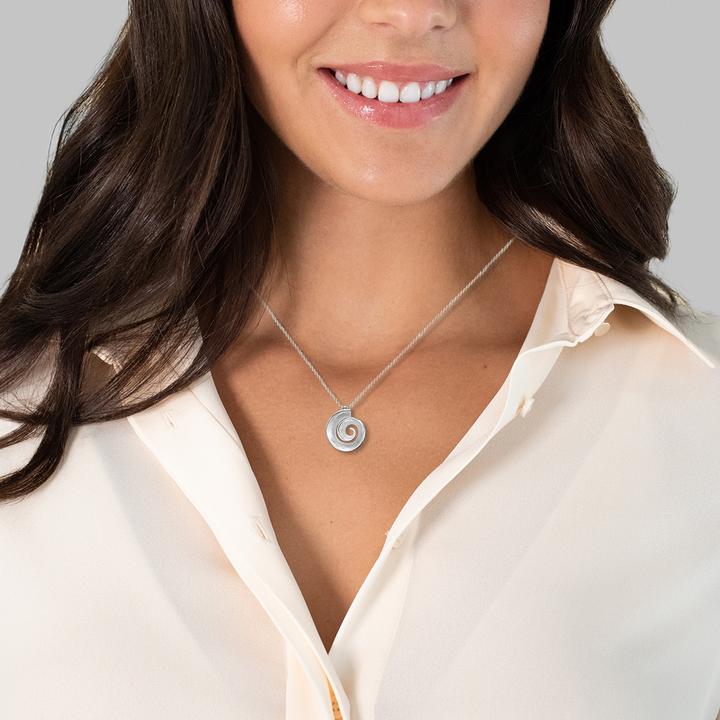 Image du produit Rafaela Donata Collier femme Spirale - 36046 (Argent Sterling, 45.5 cm)