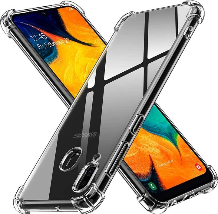 Produktbild Screenguard Samsung Galaxy A40 Hülle Crystal Soft Airbag Bumper (Samsung Galaxy A40)