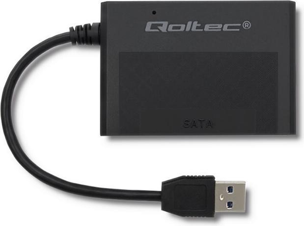 Actual product image Qoltec Hard Drive Adapter USB 3.0 HDD/SSD (SATA, USB 3.0)