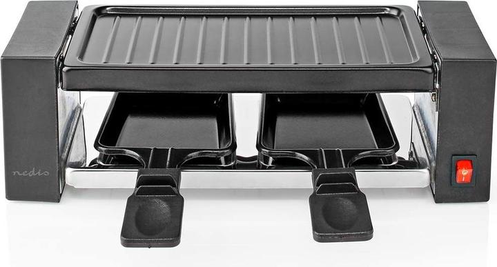 Actual product image Nedis Gourmet/Raclette Grill 2 Persons Spatula Non stick coating Rectangle