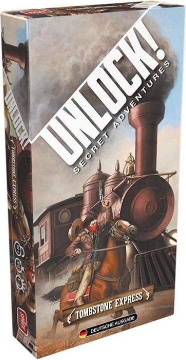 Produktbild Asmodée SCOD0055 - Unlock! - Tombstone Express, Einzelszenario, 1-6 Spieler, ab 10 Jahren (DE-Ausgabe) (Deutsch)