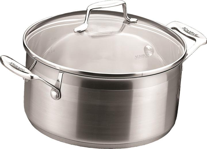 Produktbild Scanpan Kochtopf IMPACT Ø 18 cm - mit Deckel (18 cm, Kochtopf, Edelstahl)