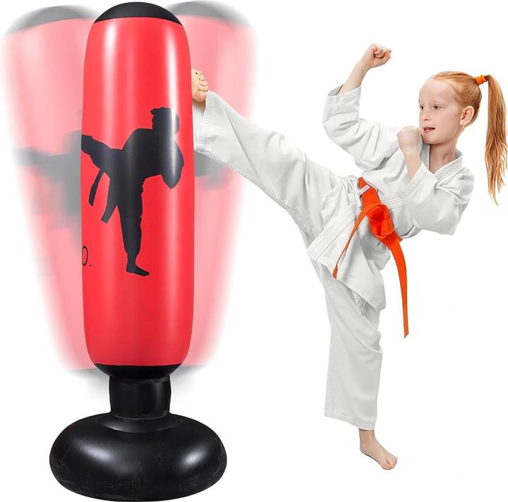Cbx Sacco da boxe gonfiabile, sacco da boxe in piedi, 160 cm (55 cm)