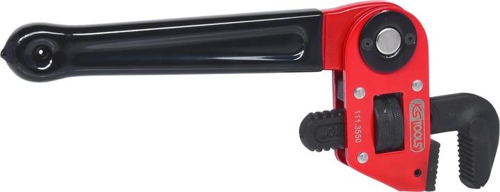 Actual product image KS Tools One-hand pipe wrench with adjustable head, length 250 mm, for pipe Ø 1.1/2" (250 mm)